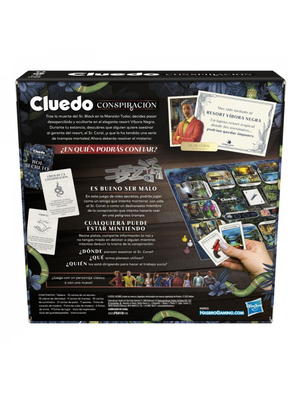 Joc Cluedo Conspiració en castellà